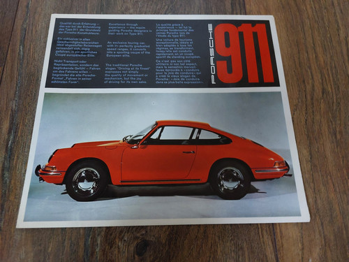 Original prospekt porsche - prospekt, 911