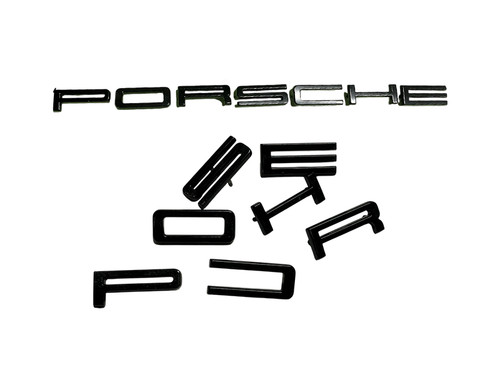 Porsche schriftzug schwarz - schriftzug,